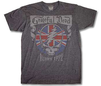 Mens T-shirts, Grateful Dead - Europe 72 at The Shirt Sale
