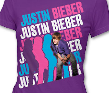 Justin Bieber - Repeat Purple (Youth Sizes)
